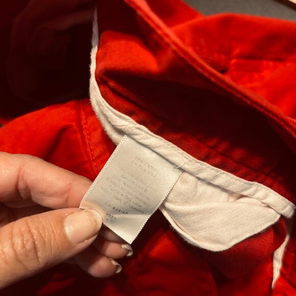 Talbots Signature Women Cropped Capri Pants Size 10 Red - Picture 8 of 8